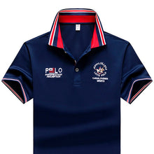 Load image into Gallery viewer, High Quality 3D Embroidery Polo Shirt Men Summer Cotton Shirt Male Business Ropa Para Hombre Short Sleeve Tee Shirt Homme M-4XL