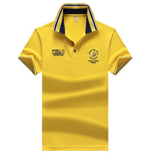 Load image into Gallery viewer, High Quality 3D Embroidery Polo Shirt Men Summer Cotton Shirt Male Business Ropa Para Hombre Short Sleeve Tee Shirt Homme M-4XL