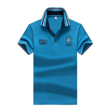 Load image into Gallery viewer, High Quality 3D Embroidery Polo Shirt Men Summer Cotton Shirt Male Business Ropa Para Hombre Short Sleeve Tee Shirt Homme M-4XL
