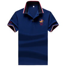 Load image into Gallery viewer, Summer new men polo shirt mens synthetic fiber Fabric mens short-sleeved embroidery polo shirt casual Breathable polo shirt 633
