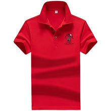 Load image into Gallery viewer, Summer new men polo shirt mens synthetic fiber Fabric mens short-sleeved embroidery polo shirt casual Breathable polo shirt 633
