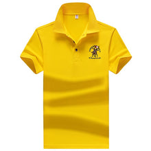 Load image into Gallery viewer, Summer new men polo shirt mens synthetic fiber Fabric mens short-sleeved embroidery polo shirt casual Breathable polo shirt 633
