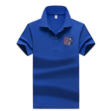 Load image into Gallery viewer, Summer new men polo shirt mens synthetic fiber Fabric mens short-sleeved embroidery polo shirt casual Breathable polo shirt 633
