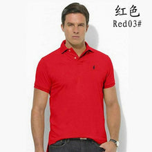 Load image into Gallery viewer, Man Polo Shirt Brand Mens Casual Deer Embroidery  Polo shirt Men Short Sleeve High Quantity Polo Men 8741

