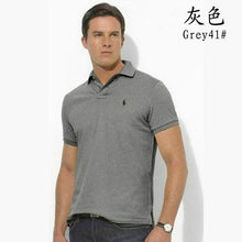 Load image into Gallery viewer, Man Polo Shirt Brand Mens Casual Deer Embroidery  Polo shirt Men Short Sleeve High Quantity Polo Men 8741
