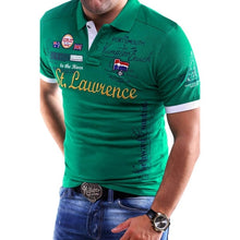 Load image into Gallery viewer, Zogaa brand New Mens Polo Shirt Slim Fit Short Sleeve Shirt Polos fashion printed cotton casual male polo shirts men clothing
