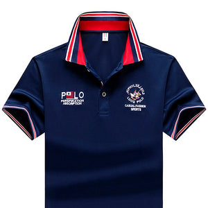 High Quality 3D Embroidery Polo Shirt Men Summer Cotton Shirt Male Business Ropa Para Hombre Short Sleeve Tee Shirt Homme M-4XL