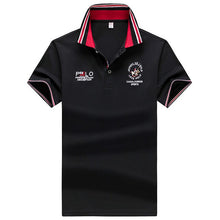 Load image into Gallery viewer, High Quality 3D Embroidery Polo Shirt Men Summer Cotton Shirt Male Business Ropa Para Hombre Short Sleeve Tee Shirt Homme M-4XL
