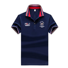 Load image into Gallery viewer, High Quality 3D Embroidery Polo Shirt Men Summer Cotton Shirt Male Business Ropa Para Hombre Short Sleeve Tee Shirt Homme M-4XL
