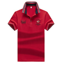 Load image into Gallery viewer, High Quality 3D Embroidery Polo Shirt Men Summer Cotton Shirt Male Business Ropa Para Hombre Short Sleeve Tee Shirt Homme M-4XL
