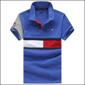 Man Polo Shirt Brand Mens Casual Deer Embroidery  Polo shirt Men Short Sleeve High Quantity Polo Men