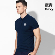 Load image into Gallery viewer, Man Polo Shirt Brand Mens Casual Deer Embroidery  Polo shirt Men Short Sleeve High Quantity Polo Men 1331
