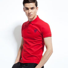 Load image into Gallery viewer, Man Polo Shirt Brand Mens Casual Deer Embroidery  Polo shirt Men Short Sleeve High Quantity Polo Men 1331
