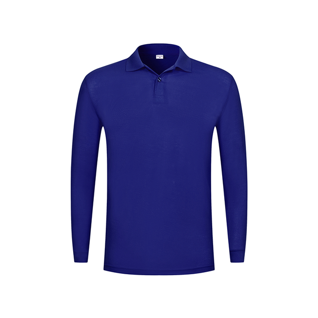 YOTEE2020 New Breathable Cheap Long Sleeve Polo Shirt Personal Group Custom Embroidery Men's Long Sleeve Polo Shirt Cheap