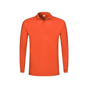 YOTEE2020 New Breathable Cheap Long Sleeve Polo Shirt Personal Group Custom Embroidery Men's Long Sleeve Polo Shirt Cheap