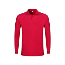 Load image into Gallery viewer, YOTEE2020 New Breathable Cheap Long Sleeve Polo Shirt Personal Group Custom Embroidery Men&#39;s Long Sleeve Polo Shirt Cheap
