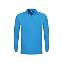 Load image into Gallery viewer, YOTEE2020 New Breathable Cheap Long Sleeve Polo Shirt Personal Group Custom Embroidery Men&#39;s Long Sleeve Polo Shirt Cheap
